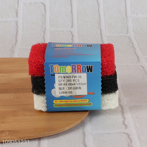 Hot Sale 3 Pieces Durable Heavy Duty Cleaning Sponges for Washing Dishes