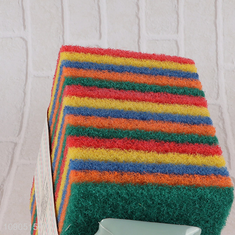 New Product 15 Pieces Heavy Duty Scouring Pads Non-Scratch Scrub Pads