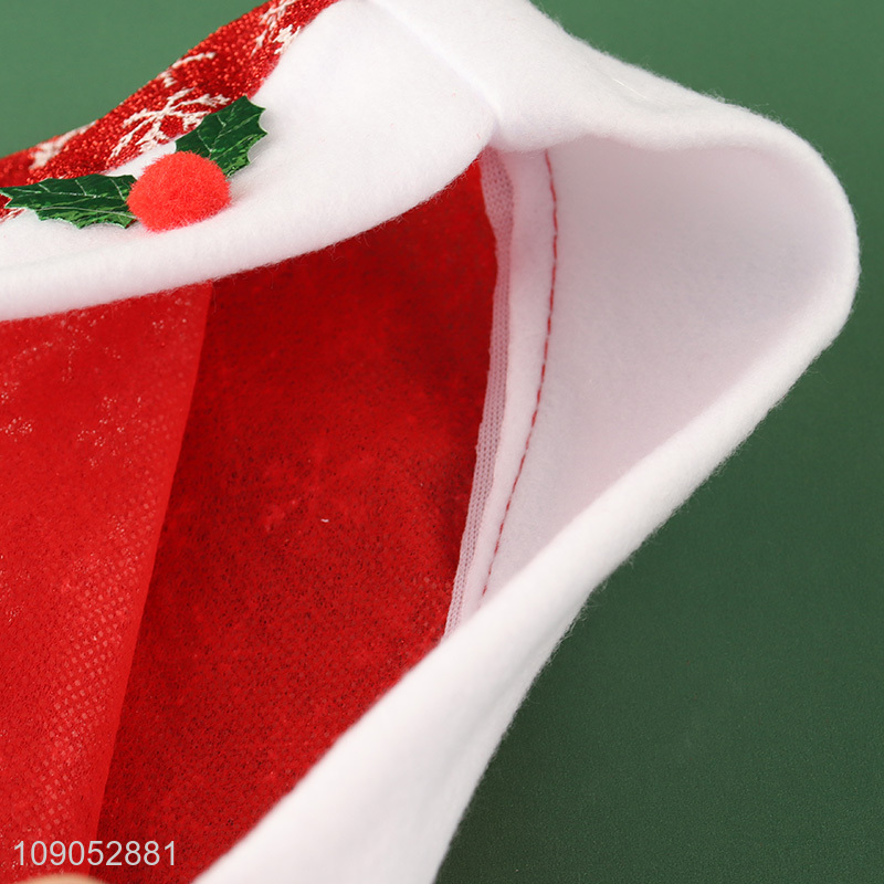 Wholesale Cute Christmas Hat Unisex Santa Hat Festive Party Hat