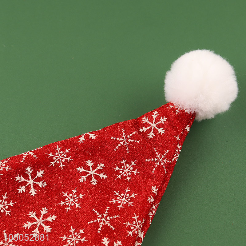 Wholesale Cute Christmas Hat Unisex Santa Hat Festive Party Hat