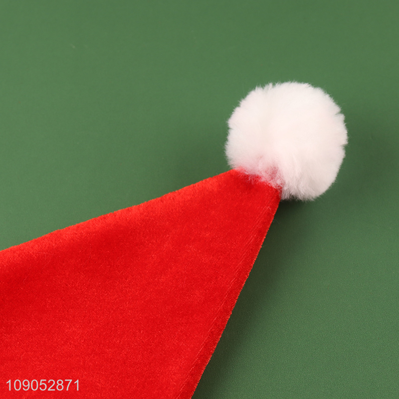 Factory Price Cute Santa Hat Christmas Hat for Adults & Kids
