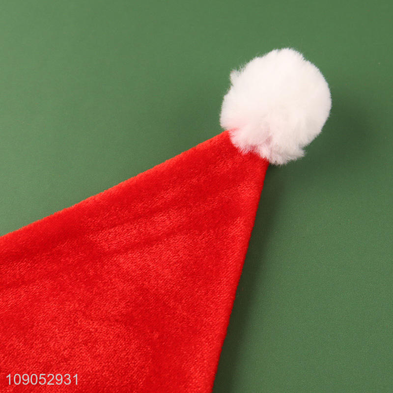 Low Price Cute Santa Hat Polyester Christmas Hat Festive Hat