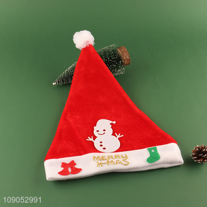 Hot Selling Unisex Santa Hat Christmas Hat for Kids & Family