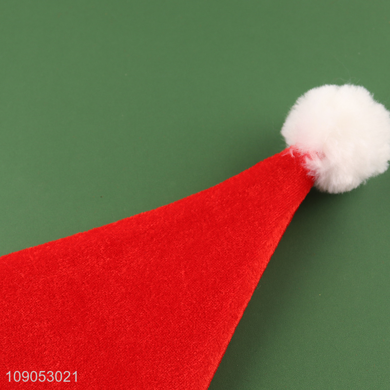 Low Price Unisex Non-Woven Santa Hat Christmas Party Favors