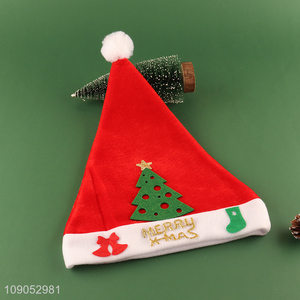 High Quality Unisex Christmas Hat Santa Hat Xmas Party Hat
