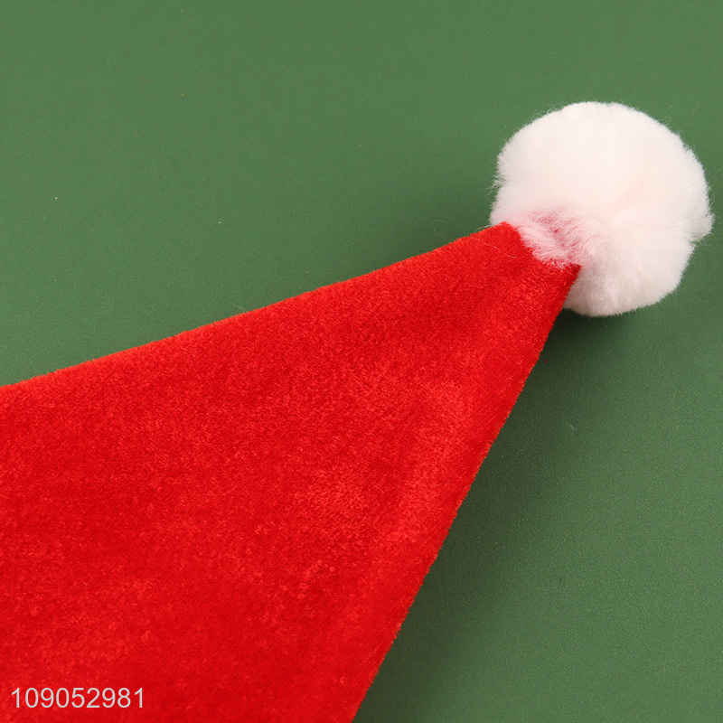 High Quality Unisex Christmas Hat Santa Hat Xmas Party Hat