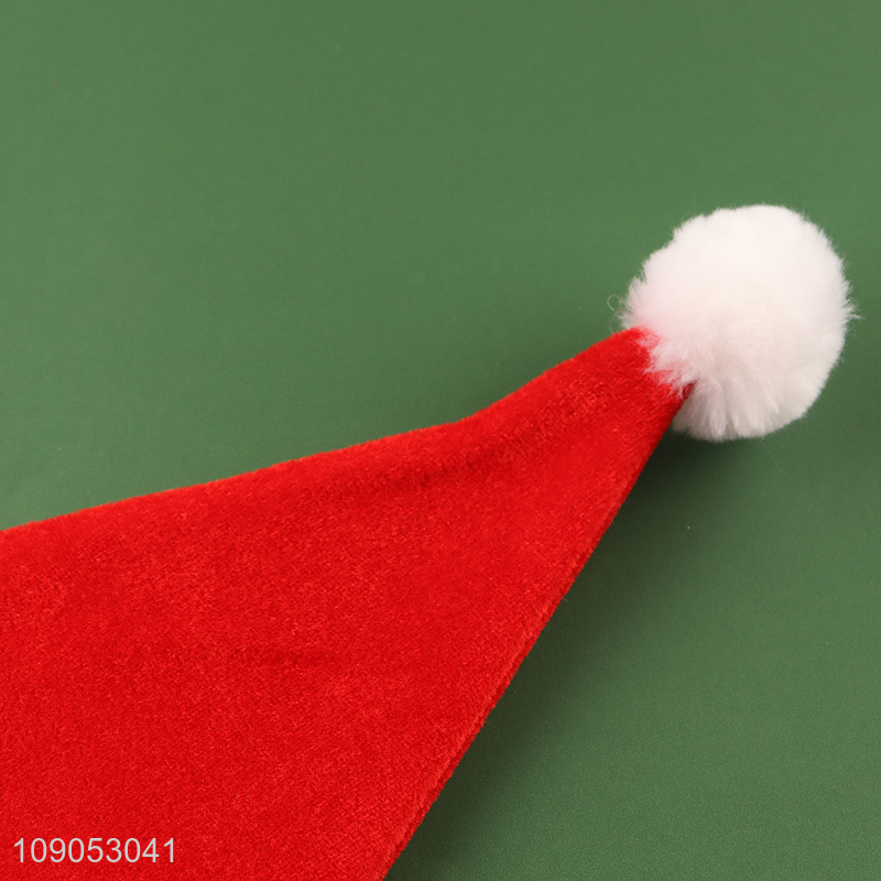 Online Wholesale Non-Woven Christmas Hat Santa Hat Unisex Xmas Hat