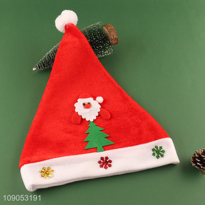 New Arrival Cute Santa Hat Polyester Christmas Hat Festive Hat