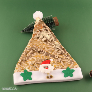 Low Price Wholesale Kids Christmas Hat Christmas Festive Party Hat