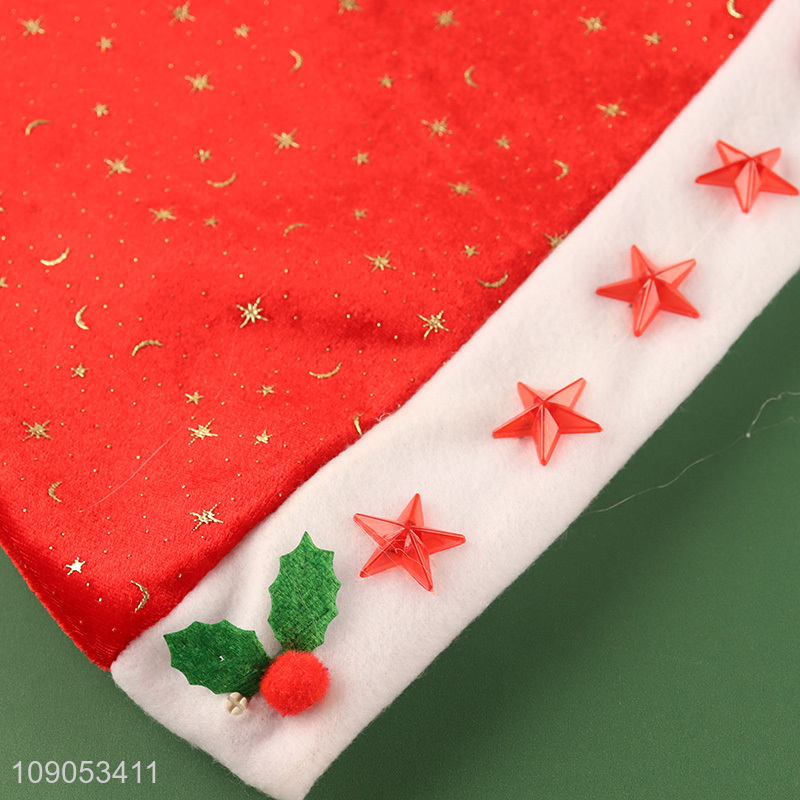 Factory Price Cute Santa Hat Christmas Hat for Kids Men Women