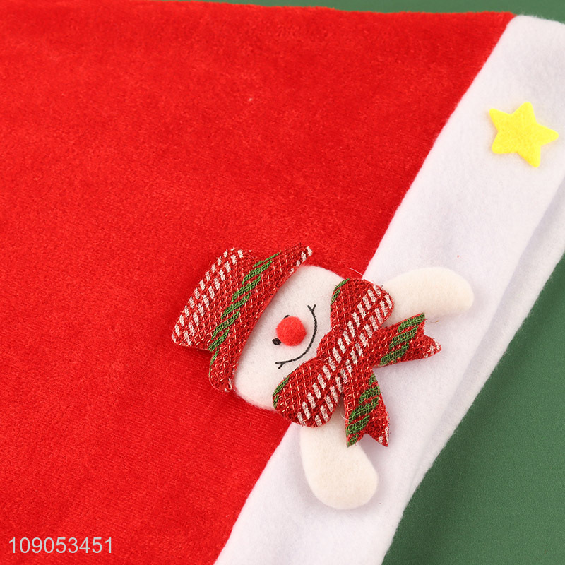Good Quality Cute Santa Hat Polyester Christmas Hat Festive Hat