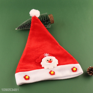 New Product Cute Christmas Hat Santa Hat for Kids and Adults