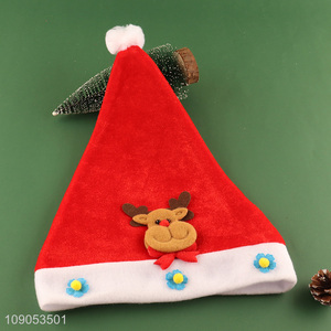 Factory Price Unisex Christmas Hat Santa Hat Xmas Party Hat