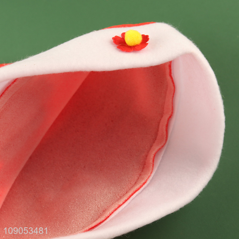 New Product Cute Christmas Hat Santa Hat for Kids and Adults