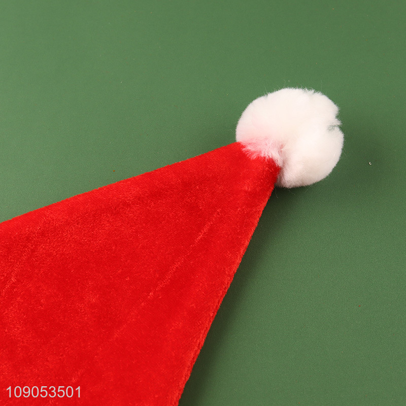 Factory Price Unisex Christmas Hat Santa Hat Xmas Party Hat