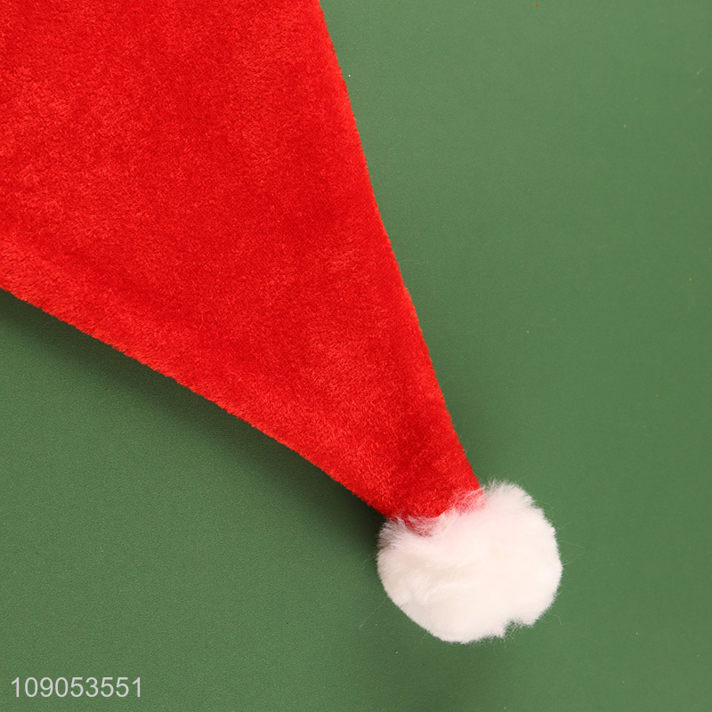New Arrival Non-Woven Christmas Hat Santa Hat Unisex Xmas Hat
