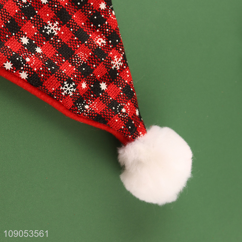 Low Price Non-Woven Christmas Hat Santa Hat Unisex Xmas Hat