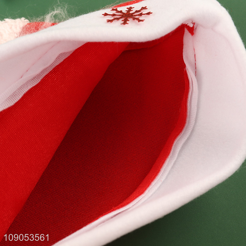 Low Price Non-Woven Christmas Hat Santa Hat Unisex Xmas Hat