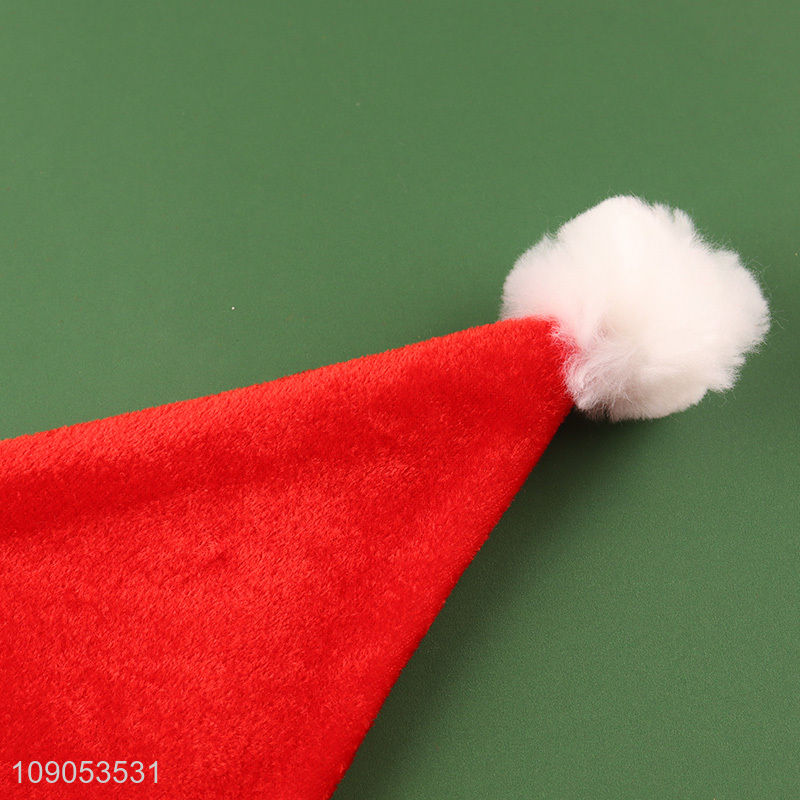 Hot Selling Unisex Santa Hat Christmas Hat Xmas Holiday Hat