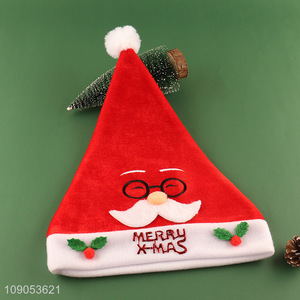 Hot Selling Kids Christmas Hats Soft Comfortable Santa Hats