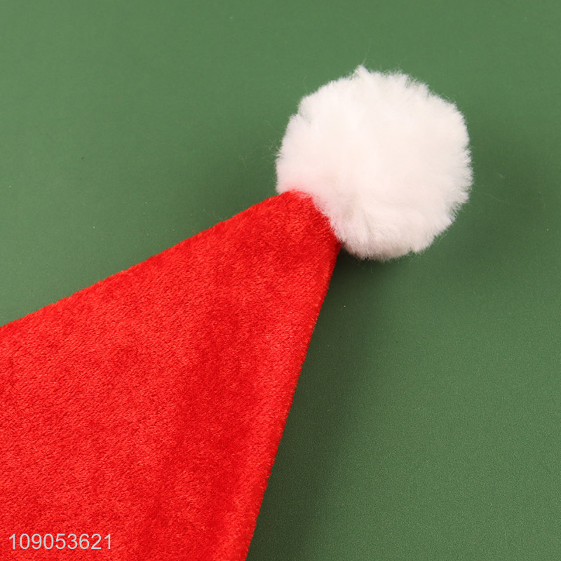 Hot Selling Kids Christmas Hats Soft Comfortable Santa Hats