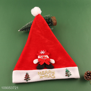 Good Quality Cute Christmas Hat Non-Woven Santa Hat for Kids