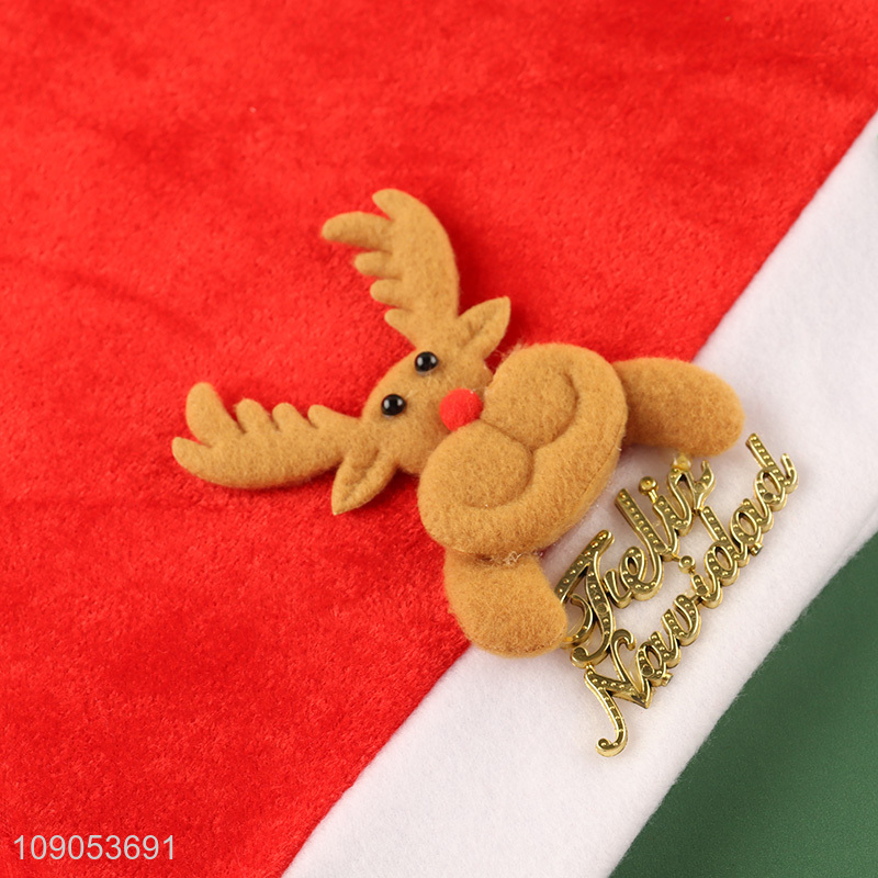 Wholesale Cute Santa Hat Non-Woven Christmas Hat for Kids Boys Girls