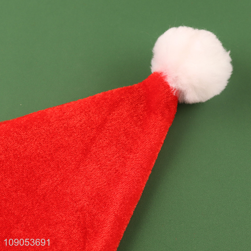 Wholesale Cute Santa Hat Non-Woven Christmas Hat for Kids Boys Girls
