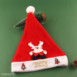 Low Price Cute Christmas Hat Santa Hat for Kids and Adults