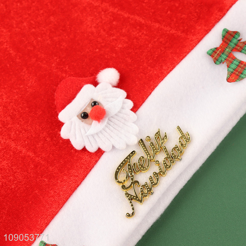 Factory Price Unisex Santa Hat Christmas Hat for Kids & Family