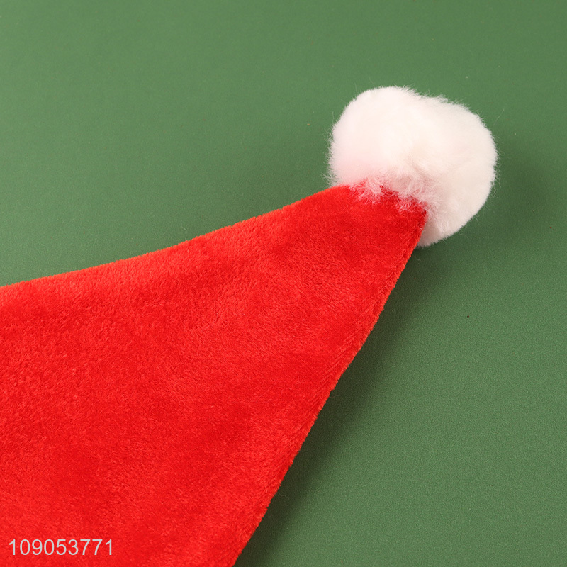 Factory Price Unisex Santa Hat Christmas Hat for Kids & Family