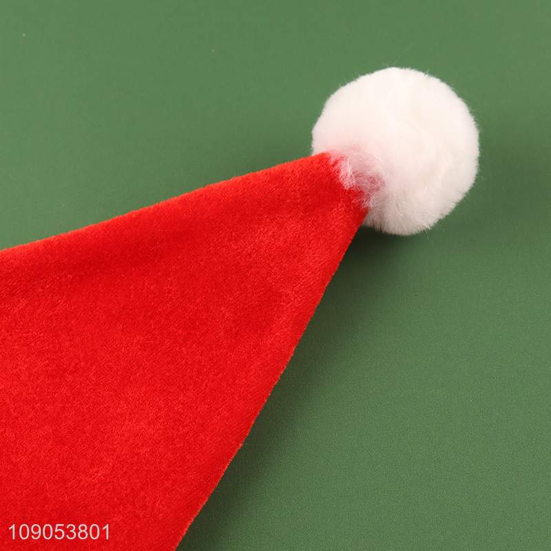 Hot Selling Unisex Non-Woven Santa Hat Christmas Party Favors