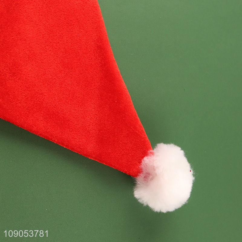 Wholesale Unisex Non-Woven Christmas Hats Cute Kids Santa Hats