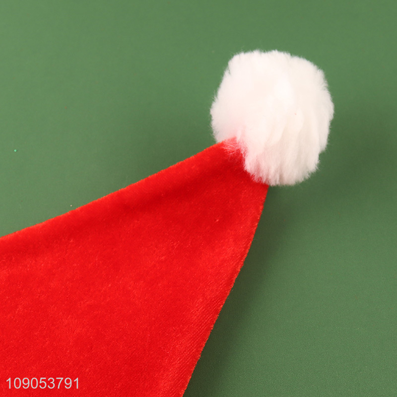 High Quality Unisex Santa Hat Christmas Hat Xmas Holiday Hat