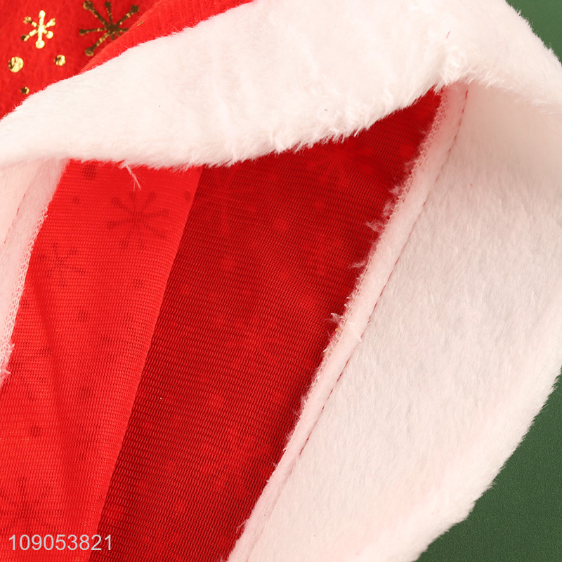 New Arrival Non-Woven Christmas Hat Santa Hat Unisex Xmas Hat