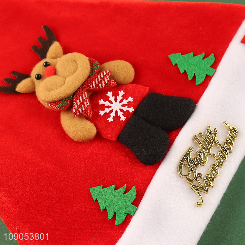 Hot Selling Unisex Non-Woven Santa Hat Christmas Party Favors