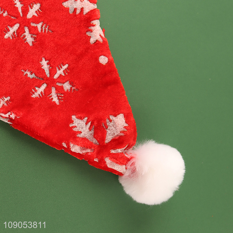 Good Quality Non-Woven Christmas Hat Santa Hat Unisex Xmas Hat