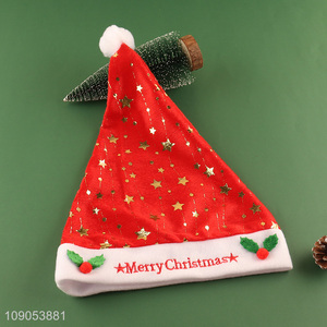 High Quality Kids Christmas Hats Soft Comfortable Santa Hats