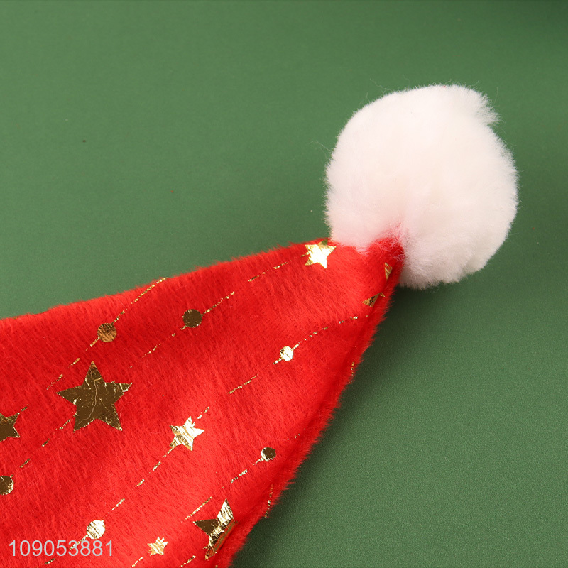High Quality Kids Christmas Hats Soft Comfortable Santa Hats