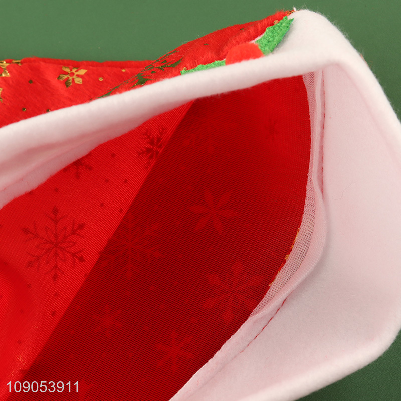 New Arrival Snowflake Santa Hat Christmas Hat for Adults & Kids