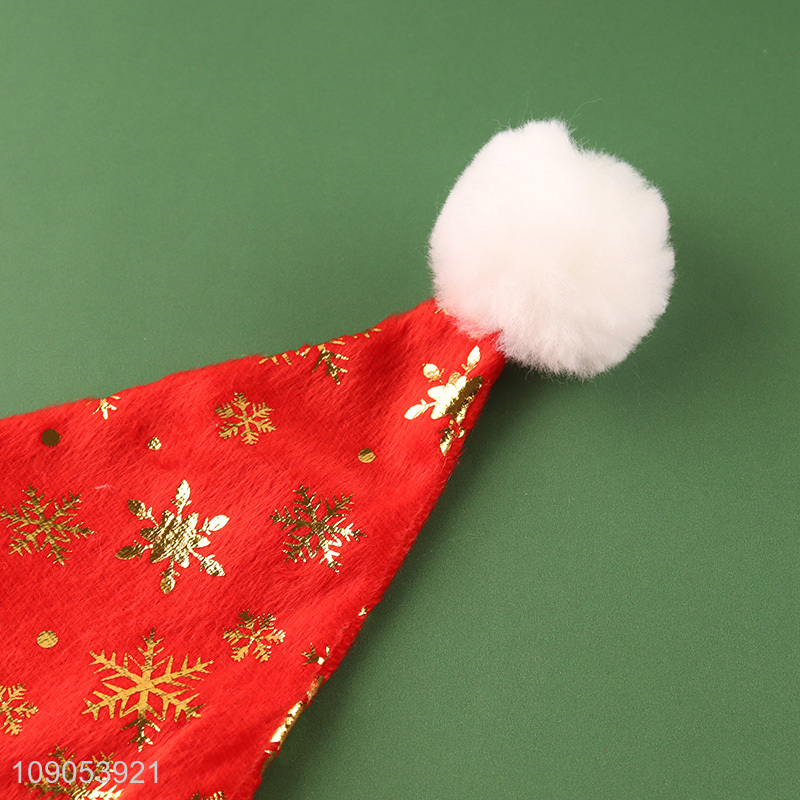 Low Price Snowflake Christmas Hat Santa Hat Festive Party Hat