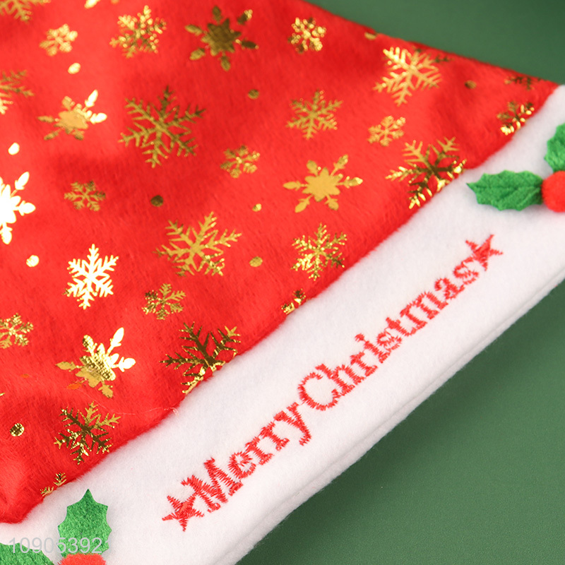 Low Price Snowflake Christmas Hat Santa Hat Festive Party Hat