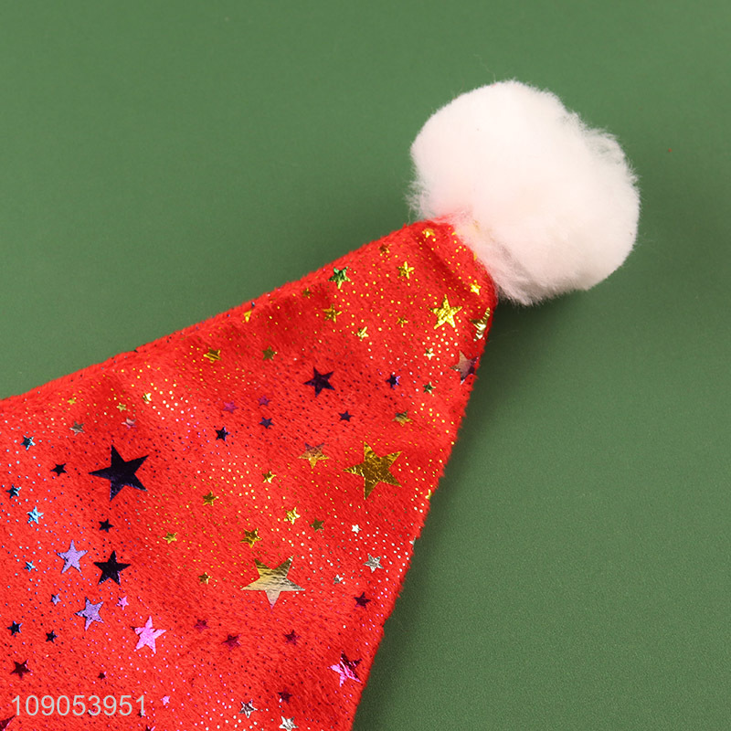 Factory Price Cute Santa Hat Christmas Hat for Men Women Kids