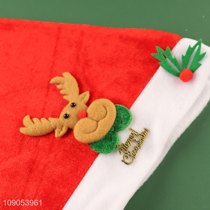 Wholesale Cute Christmas Hat Kids Santa Hat Xmas Party Favors