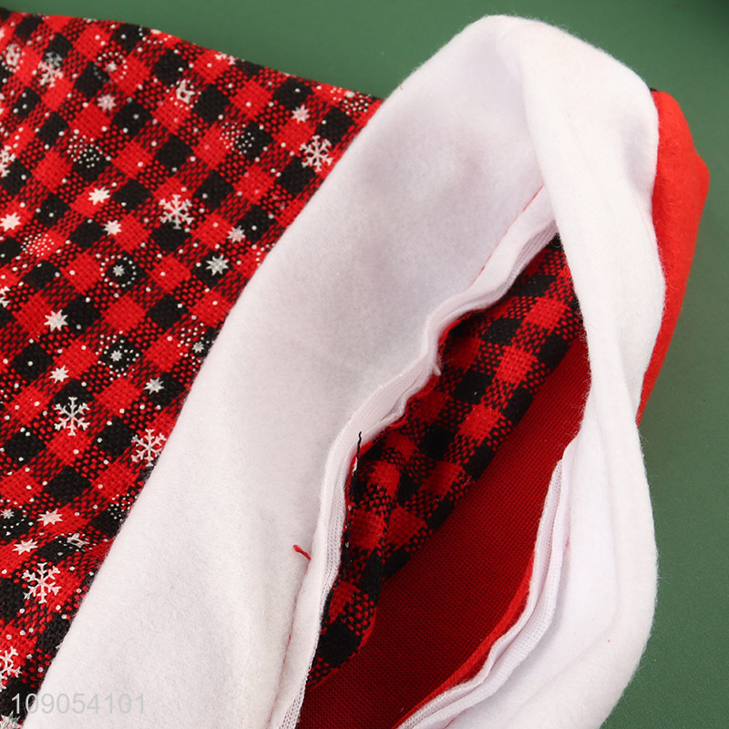 Online Wholesale Plaid Christmas Hat Seasonal Festive Party Hat