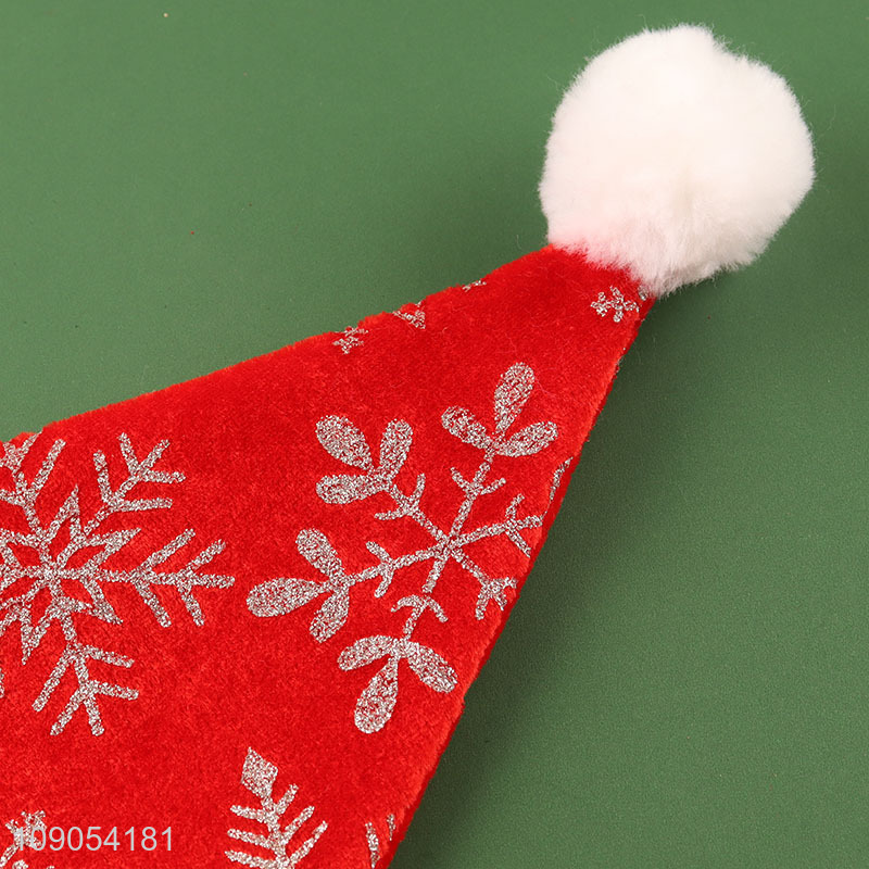 New Arrival Snowflake Christmas Hat Santa Hat Festive Party Hat