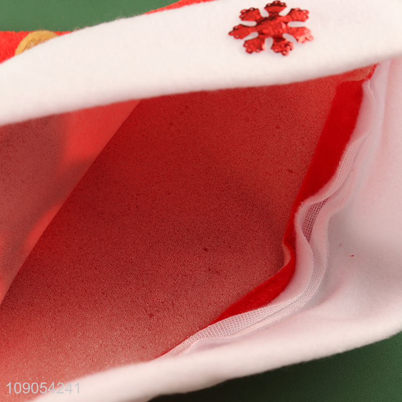 High Quality Cute Christmas Hat Non-Woven Santa Hat for Kids