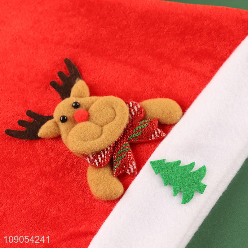 High Quality Cute Christmas Hat Non-Woven Santa Hat for Kids