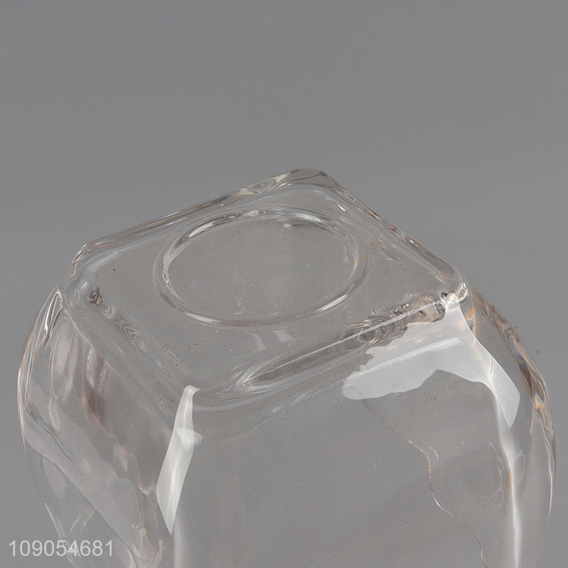 Good selling clear glass home decor shelf decor hydroponic vase flower vase