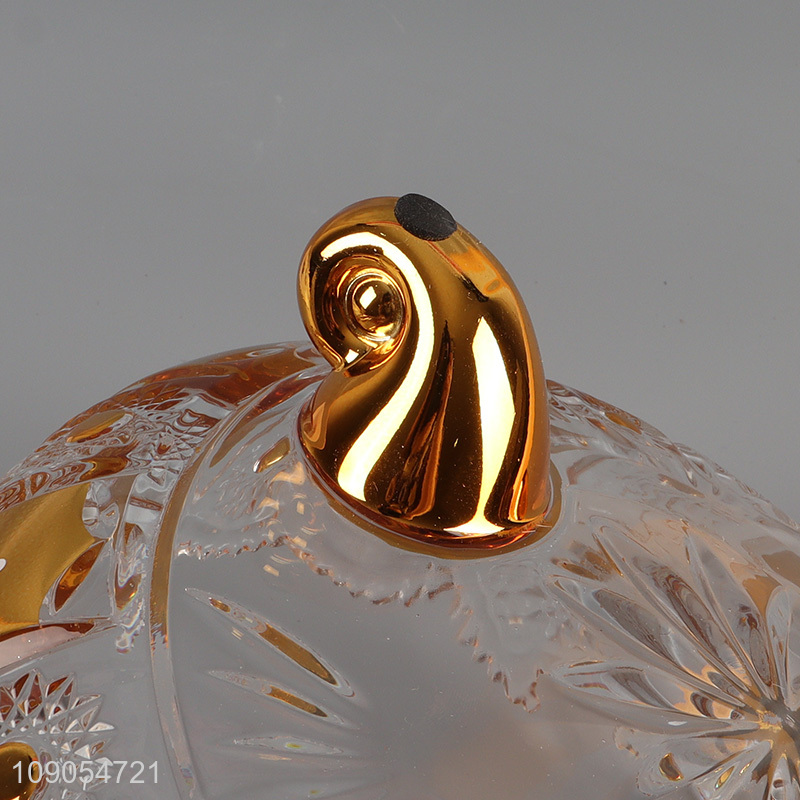 Good price home decor glass fruit plates home restaurant snack plate